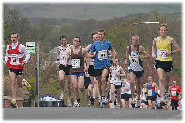 10k Road Race runners in 2010.