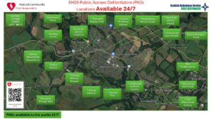 24/7 AED locations map